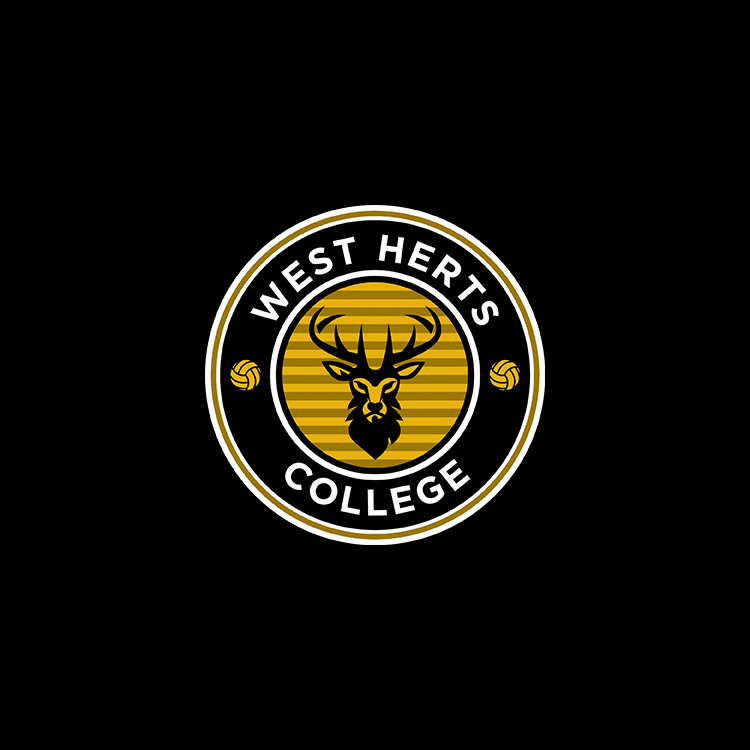 West Herts College Football badge