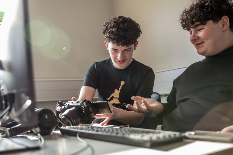 digital content production students