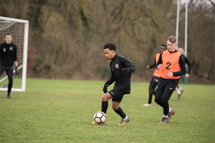 Football Player in a match