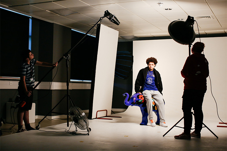 Student posing for a photo