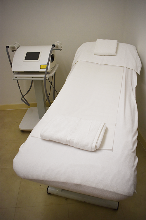 IPL machine and bed