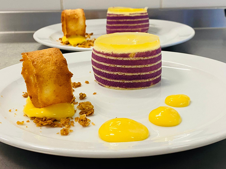 Plate of desserts
