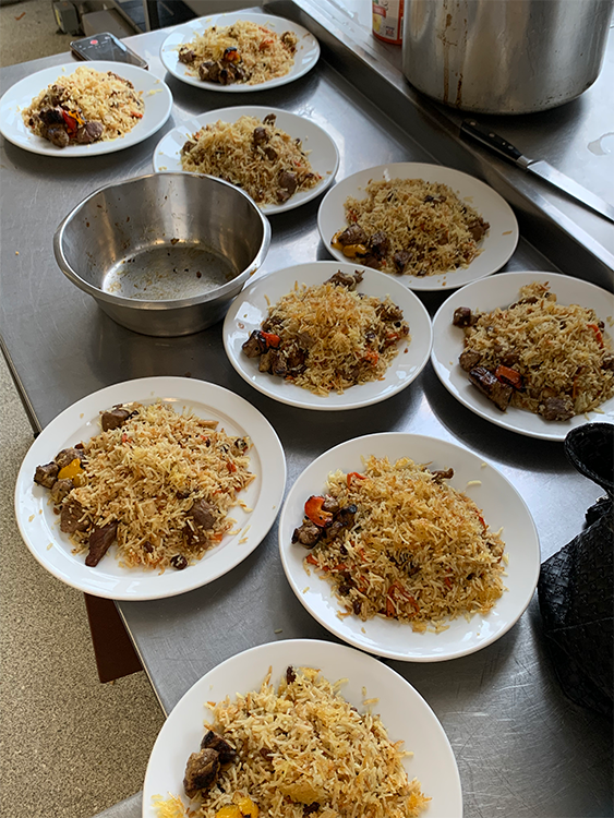 Finished rice dishes