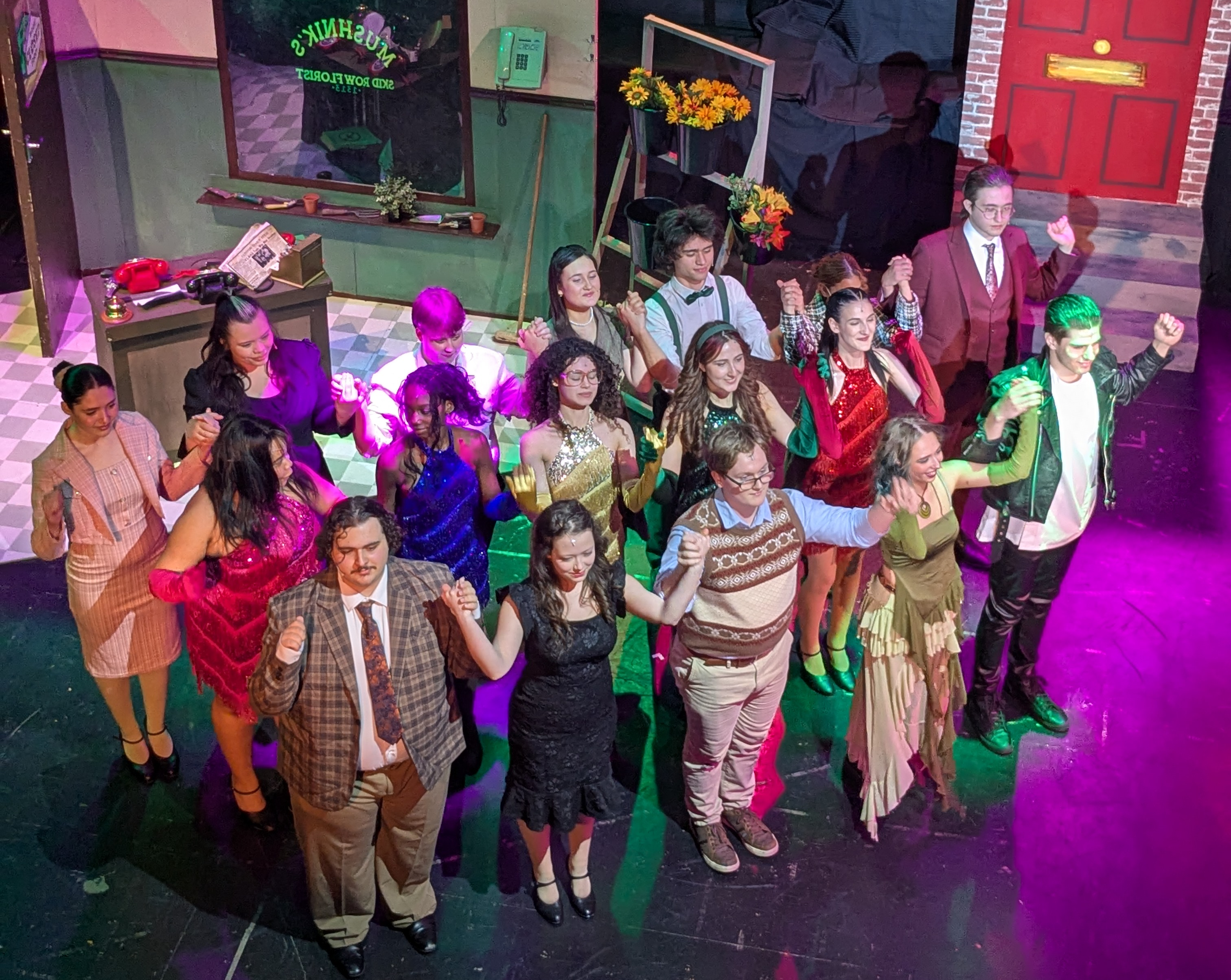 West Herts College Little Shop of Horrors Musical Theatre Students